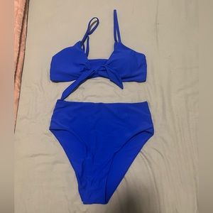 NWOT royal blue bikini